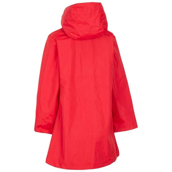 Trespass Girls Drizzling Waterproof Jacket - Red