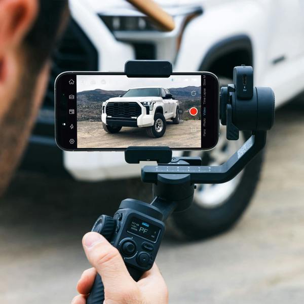 GoPro Fluid Pro AI Gimbal, Smart Tracking Stabilizer for Action Cams & Phones