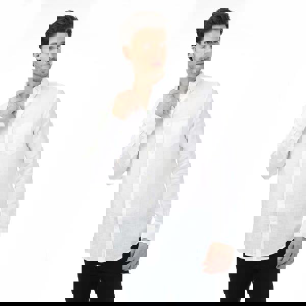 Gant Mens Linen Regular Shirt - White