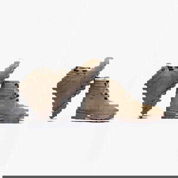 Popps TROOPER Mens Desert Boots Taupe