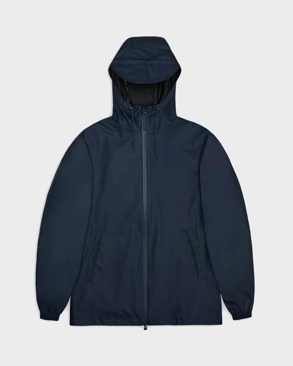 Rains Storm Breaker Unisex Jacket - 47 Navy | CHO | Designer Unisex Rain Coats