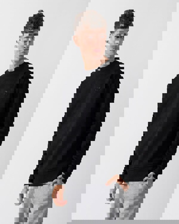 BOSS Green Salbo Mirror Mens Sweatshirt - Black 001