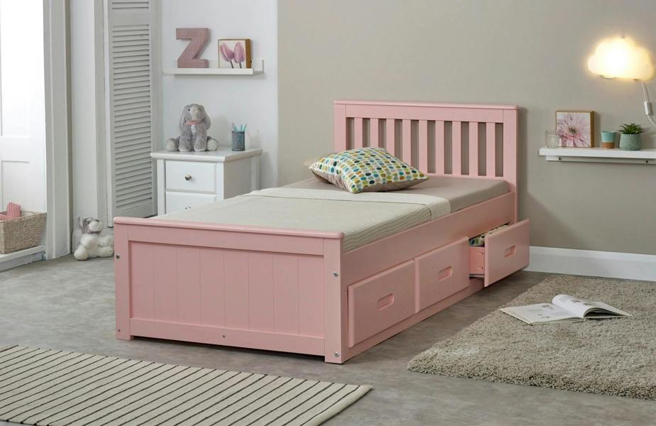 Mission Single Bed Pink