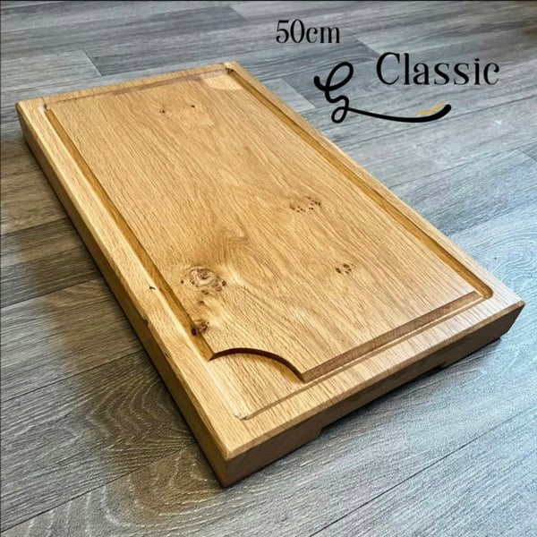 Giraffes & Craftz Extra Large Oak Carving Board