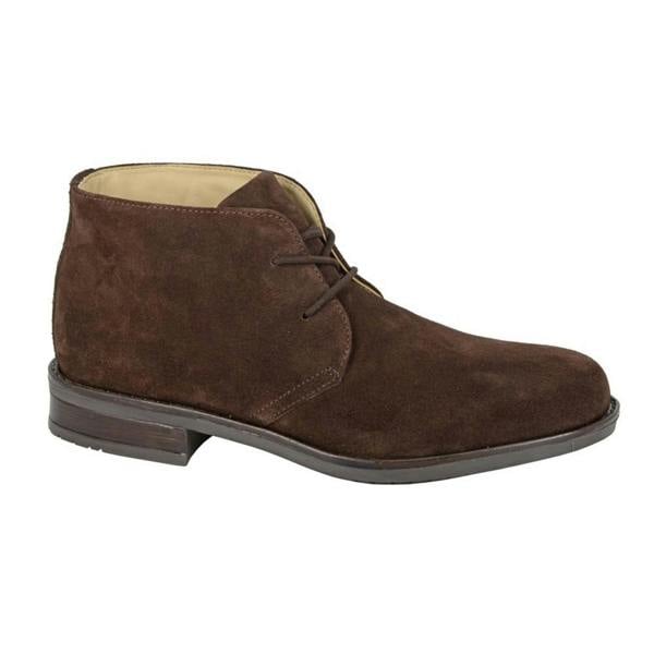 Roamers Mens Suede Chukka Boots - Dark Brown