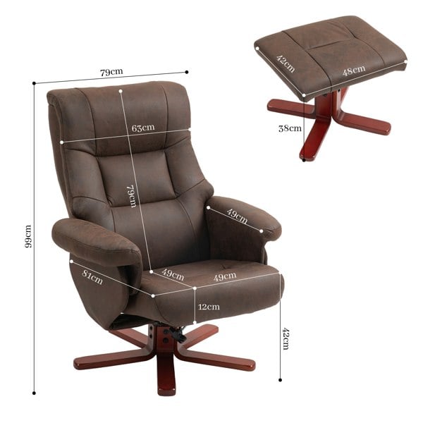 Recliner with Ottoman