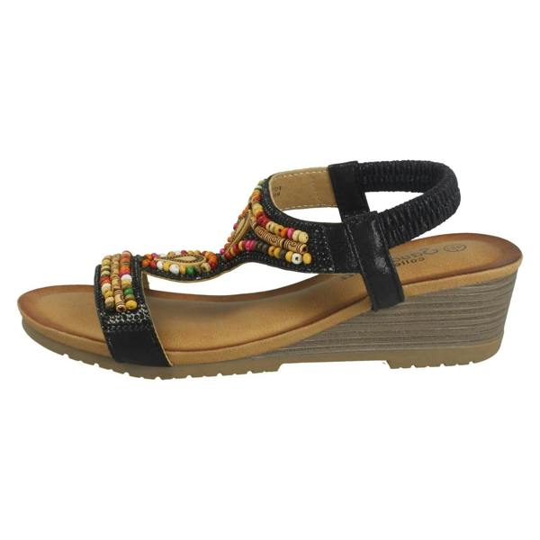 Savannah Ladies Savannah Wedge Heeled Sandals F12125