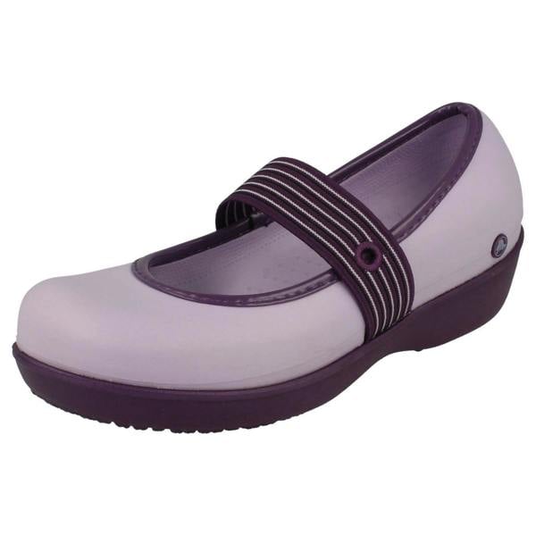 Crocs Ladies Crocs Wedged Ballerina Shoes Lexi