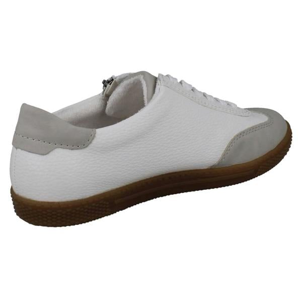 Rieker Ladies Rieker T-Shaped Suede Detail Trainers L9700
