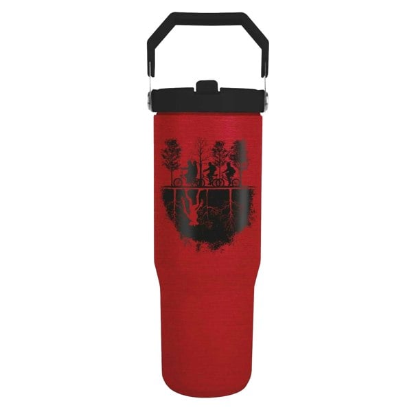 Stranger Things Upside Down 880ml Tumbler - Red/Black