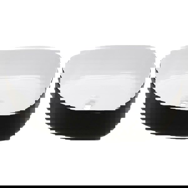 Premium Ceramic Sink with Stainless Steel Pop-upand Mounting Ring Bathroom Sinks Living and Home