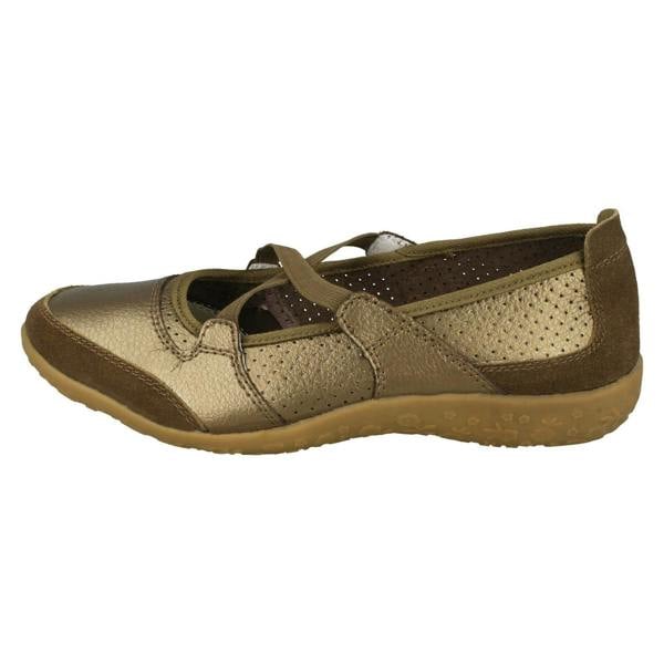 Down to Earth Ladies Down To Earth Elastic Cross Strap Pumps
