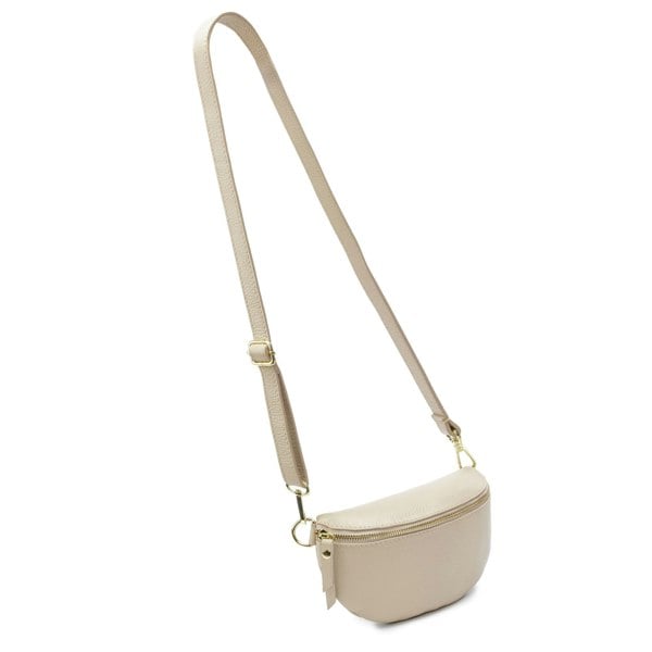 Elie Beaumont Sling Bag - Stone with Aztec Strap