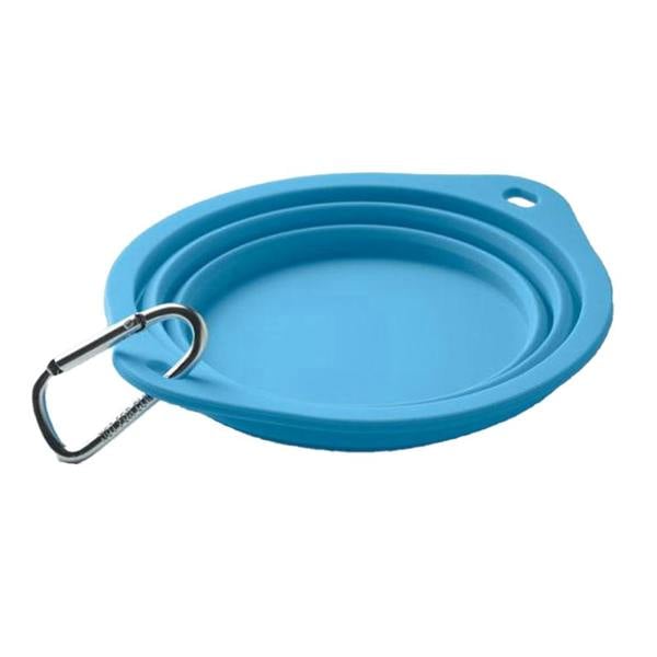 MidOcean Kolapdier 350ml Collapsible Dog Bowl - Baby Blue - 