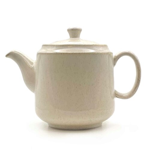 Scandi Home Frederiksberg 1L Ceramic Teapot with Stainless Steel Infuser, Cream Reactive Glaze