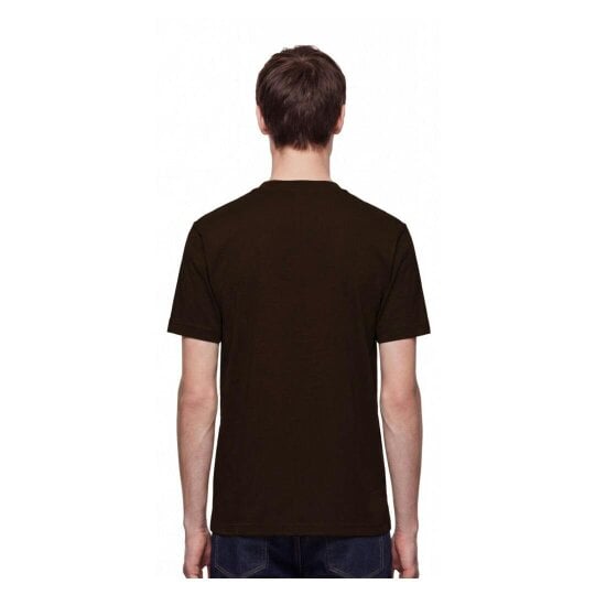 By Lanvin Central Logo Dark Brown T-Shirt