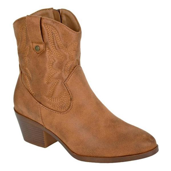 Cipriata Womens/Ladies Bertilla Cowgirl Ankle Boots - Tan