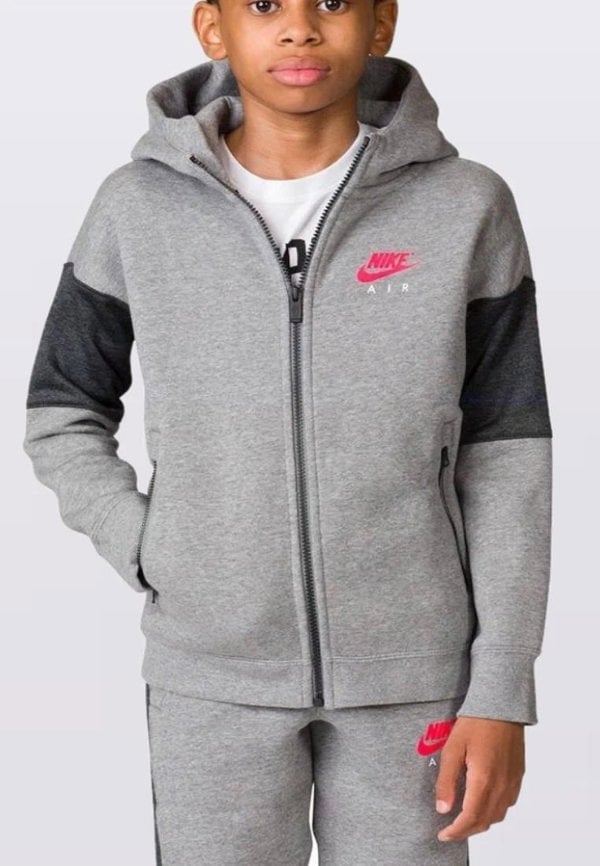 Nike Air Boys NSW Fleece Hooded Tracksuit Full Zip   REDUCED FROM £54.95 NOW ONLY £49.95