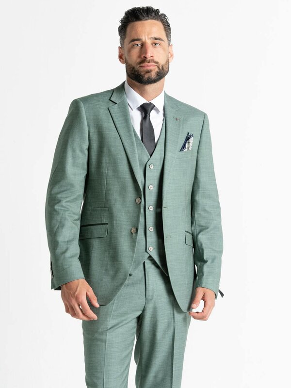 V2 Classic Henry - Light Green Three Piece Suit