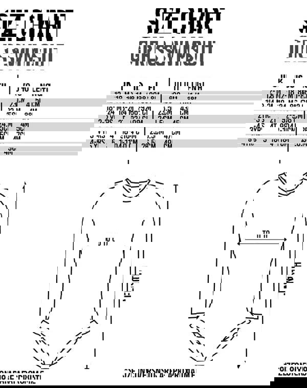 Baby Shark Girls Blue All-Over Print Sleeves & Frill Detail 1 Piece Surf Suit