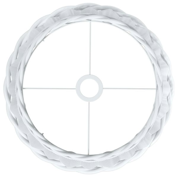 Berkfield Ceiling Lamp Shade White �_�”�_40x26 cm Wicker