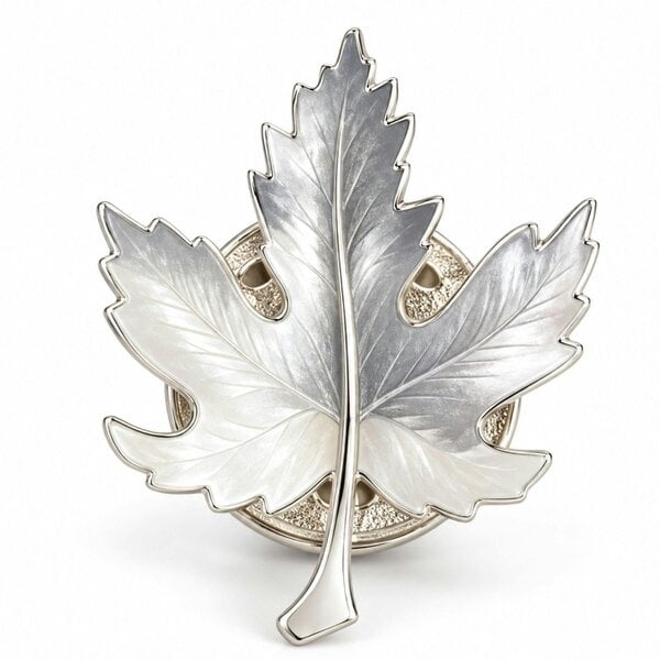 Love EMVY Magnetic Leaves Brooch for Women - Maple Leaf