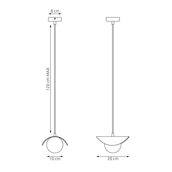 Emibig RITUAL Sml Pendant Lamp 1 x G9 Beige