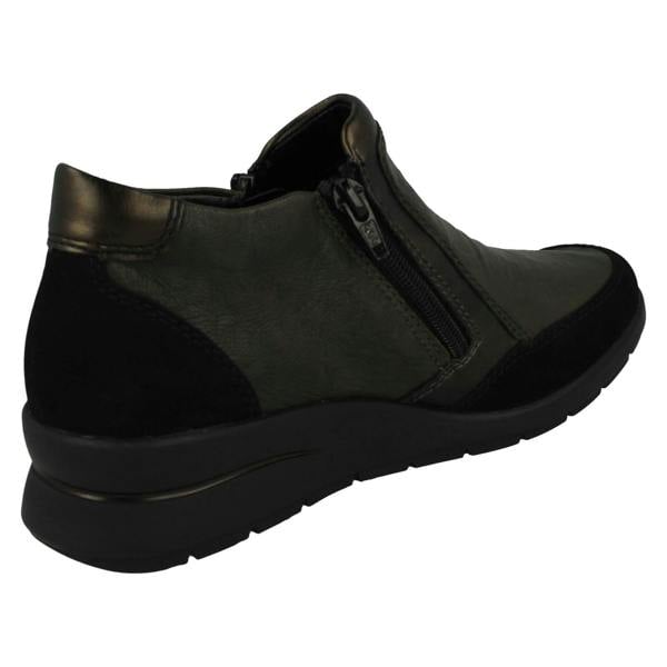Rieker Womens Rieker Zip Up Ankle Boots L4851