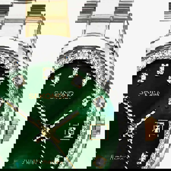 Sekonda Catherine Two Tone Green Watch Set 49038