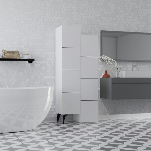 Decortie Stair Modern Storage Cabinet Multipurpose