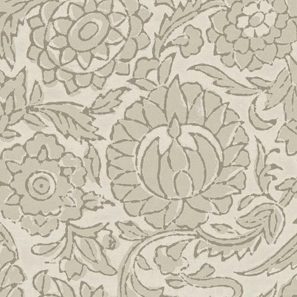 Next Linen Floral Woodblock Wallpaper