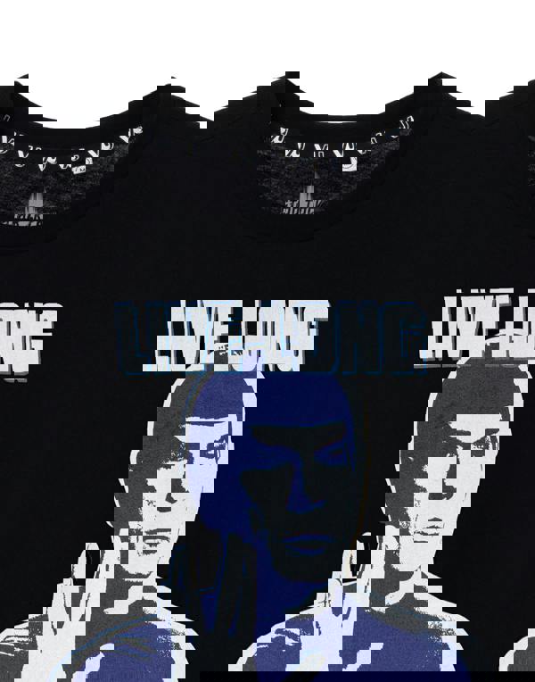 Star Trek Mens Black Live Long and Prosper Short Sleeved T-Shirt