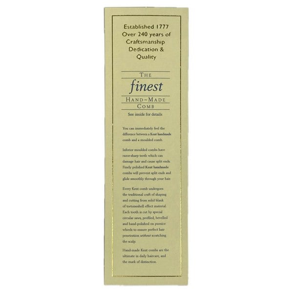 Kent Comb - Handmade 112m Pocket Comb for fine hair