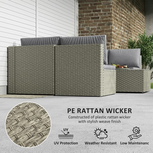 Rattan Sofa Set
