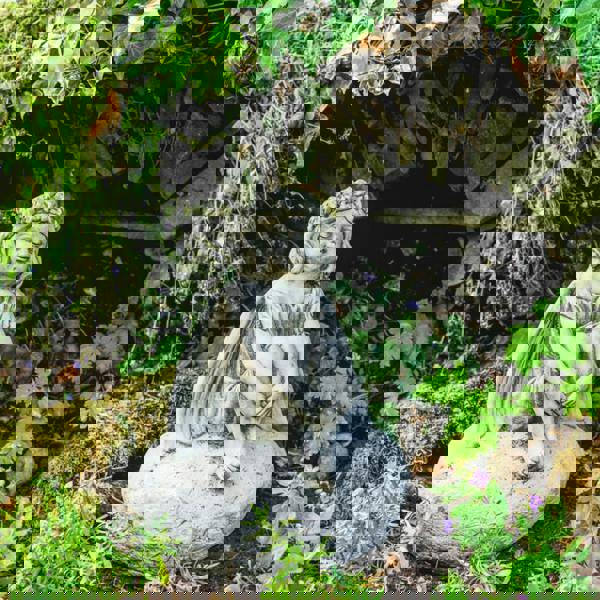 Fairy on a Rock Garden Ornament