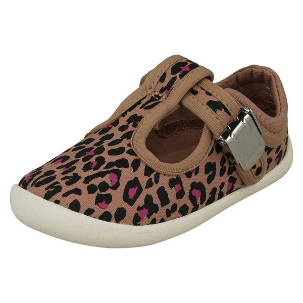 Clarks Unisex Childrens Clarks T-Bar Casual Shoe Roamer Sun