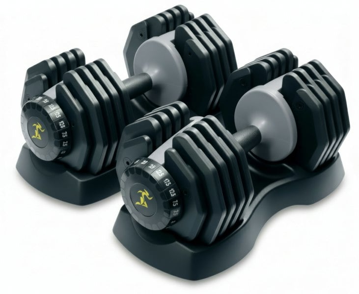 Strongology Urban25 Home Fitness Adjustable Smart Dumbbells from 2.5kg up to 25kg Training Weights
