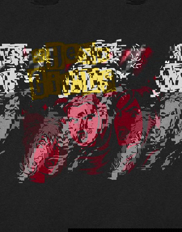 Scooby Doo Womens Black Hex Girls Punk Short Sleeved T-Shirt