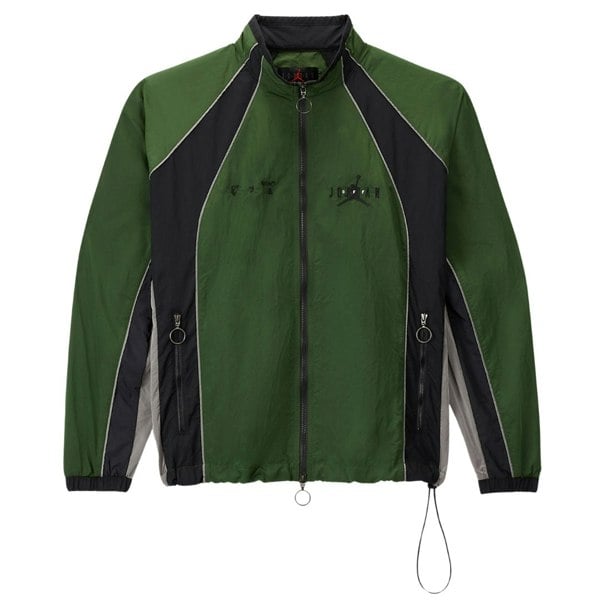 Off-White x Nike Jordan Windbreaker Track Jacket - Green