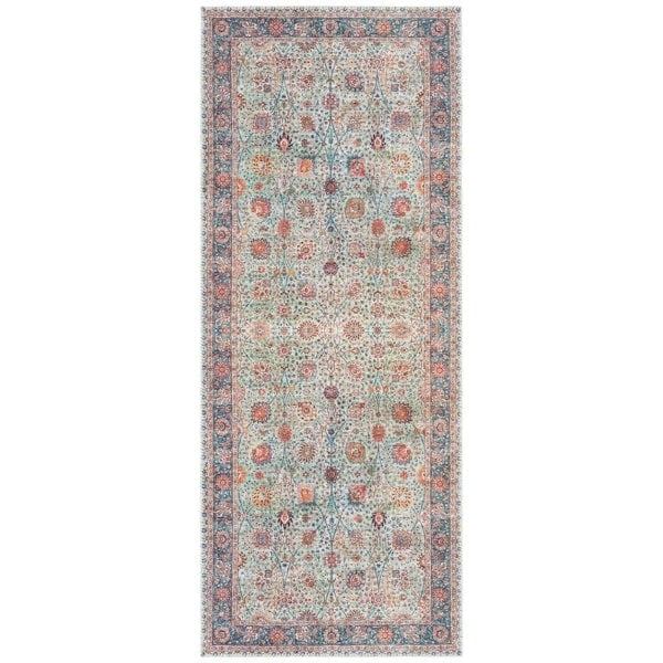 Keshan Maschad Oriental-Optic Jade Rug