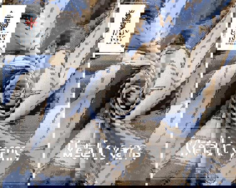 Luxury Living Luxury Diamond Jacquard Metallic Fully Lined Ring Top Curtains