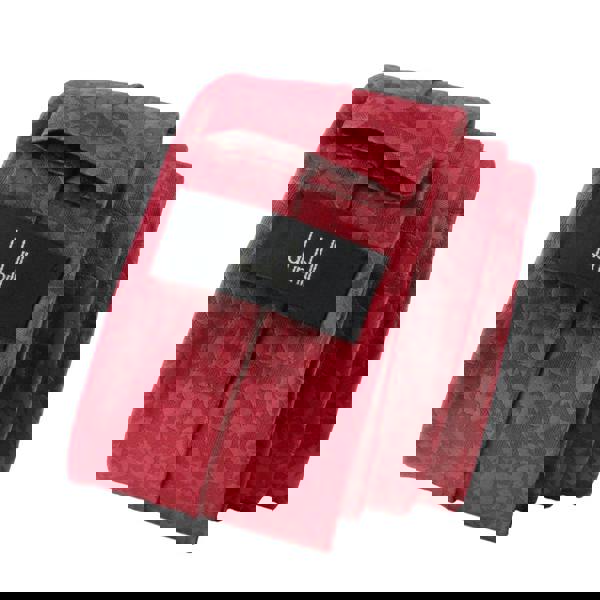 Dunhill luxurious archive graphic woven silk tie in red tones