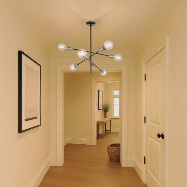 COSYLYTE Charlton 6 Light Adjustable Arm Ceiling Light