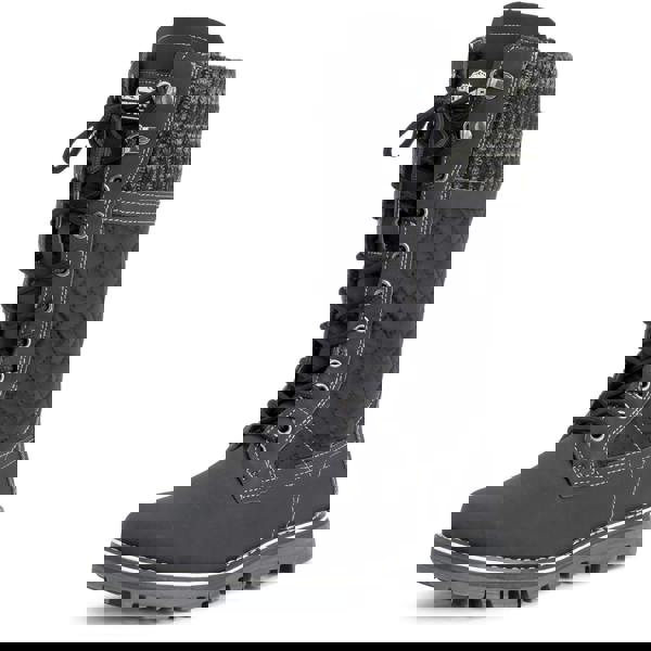 VIVA Womens Faux Fur Thermal Waterproof Outdoor Snow Winter Calf Boots