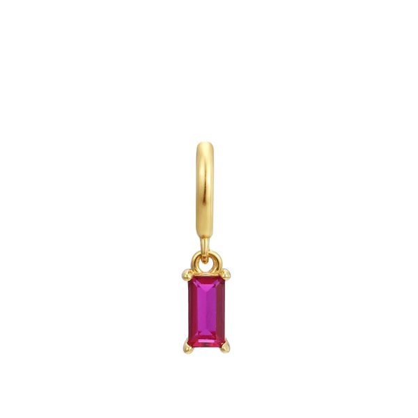 Gold Trip July Birthstone Necklace Charm