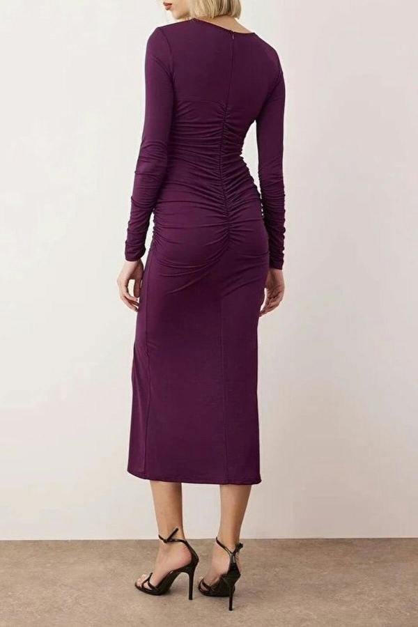 WOVCOR Knit Maxi Dress
