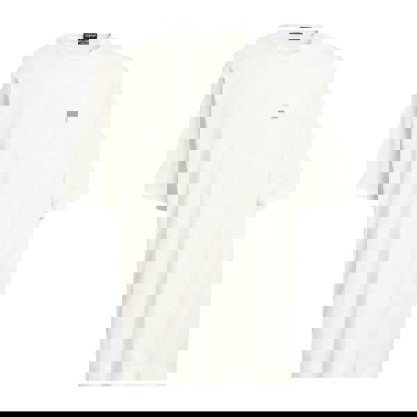 Dolce & Gabbana Metal Plaque Small T-Shirt   in  White