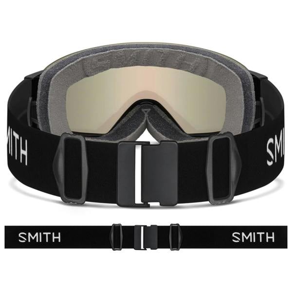 Smith Ski Goggles I/O Mag S 0JX 4V Black ChromaPop Pro Photochromic Red Mirror & CP Storm Yellow Flash