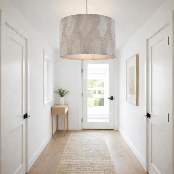 Pagazzi Lighting Parisa Silver Jaquard 30Cm Shade