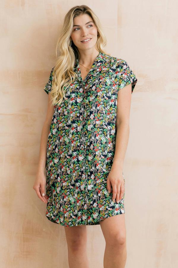 Lily & Me Dawn Nightshirt Mayflower Navy